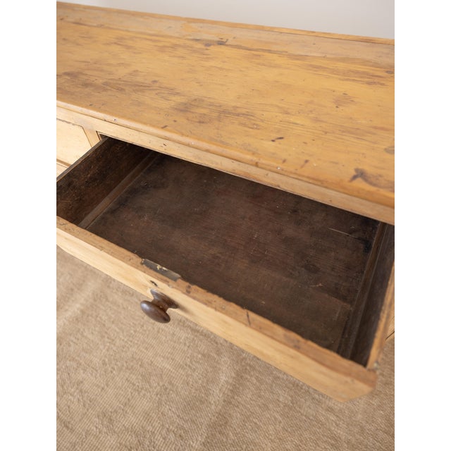 Antique English Pine Sideboard - Circa 1880 For Sale - Image 11 of 18