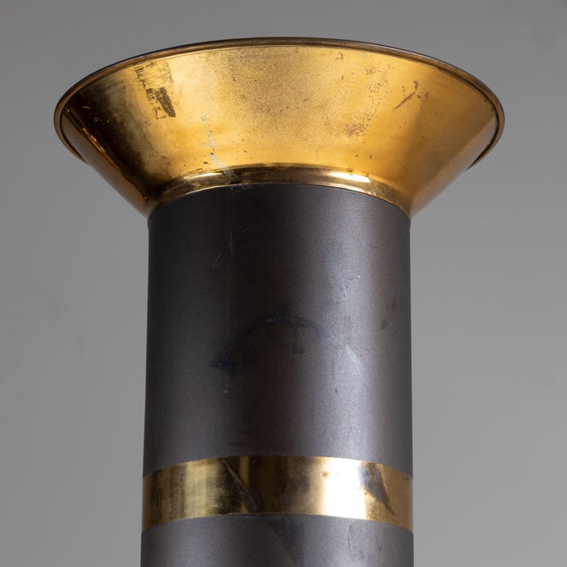 Metal Brass and Metal Planters, 1930s, Set of 2 For Sale - Image 7 of 13