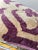 Pottery Barn Printed Velvet Pillow in Beige and Purple For Sale - Image 4 of 7
