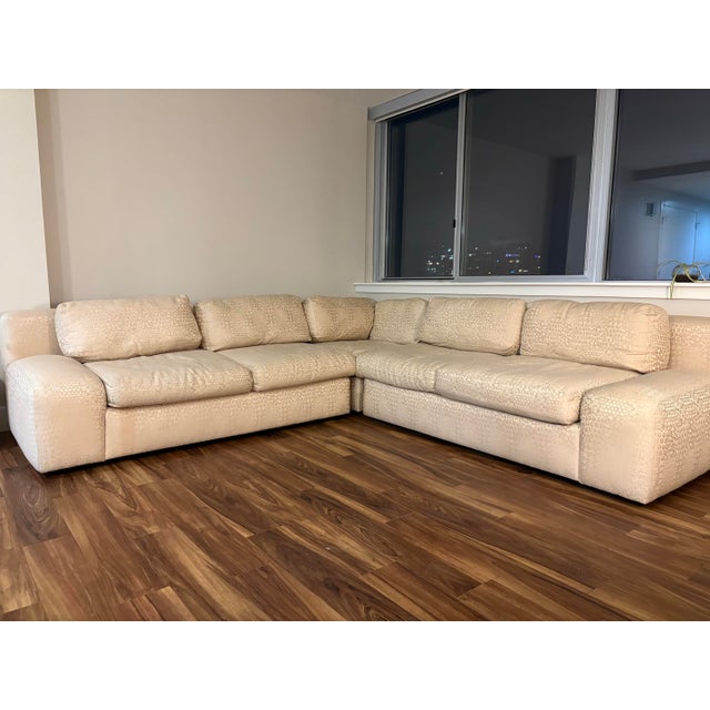 Authentic Jay Spectre for Century Furniture sectional featuring the designer’s distinctive sculptural silhouette and...