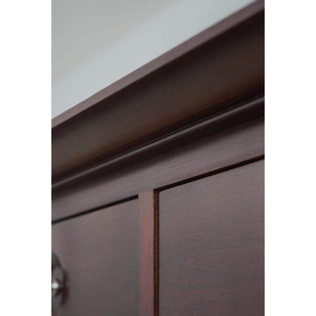 Stickley Modern Arts & Crafts Cherry High Chest For Sale - Image 9 of 13