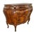 Brown Italian Inlaid Walnut Bombé Commodes, Baroque Style, Mid-20th Century For Sale - Image 8 of 18