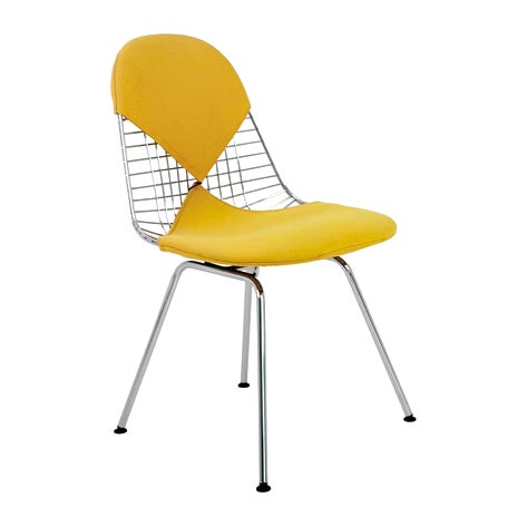Mid-Century DKX-2 Wire Chair by Charles & Ray Eames for Herman Miller, 1970s For Sale
