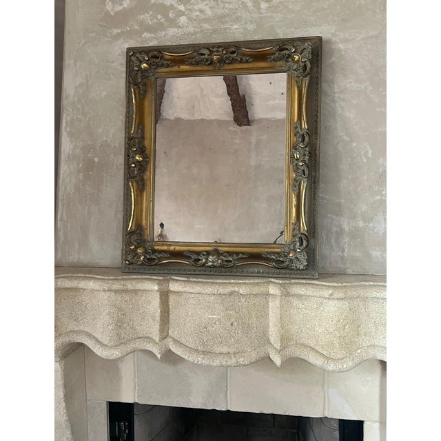 Antique Wavy Glass Mirror & Frame Chairish
