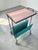 Wood Side Table with Magazine Rack on Casters in Metal and Veneer, 1960s For Sale - Image 7 of 11