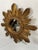 Large 18" Vintage 1990s Golden Sunburst Wall Mirror For Sale - Image 10 of 18
