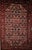 1900 - 1909 Vintage Persian Malayer Area Rug, Hand-Knotted Wool, Geometric Pattern, 3x5, Ivory & Red For Sale - Image 5 of 13