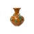Oriental Tri-Color Glaze Dragon Handle Pottery Ceramic Art Vase For Sale - Image 4 of 7