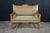 Antique Victorian American Empire Quartersawn Oak Carved Settee Bench Loveseat For Sale - Image 4 of 18
