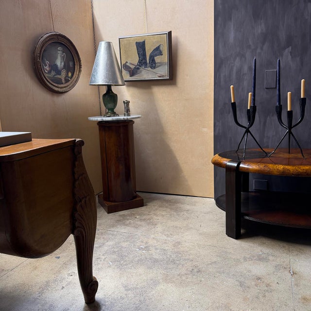 Mid 20th Century Pair of Iron Brutalist Candelabra For Sale - Image 18 of 18