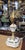 1950s Pair French Stone and Gilt Brass Candelabra Lamps For Sale In Philadelphia - Image 6 of 16