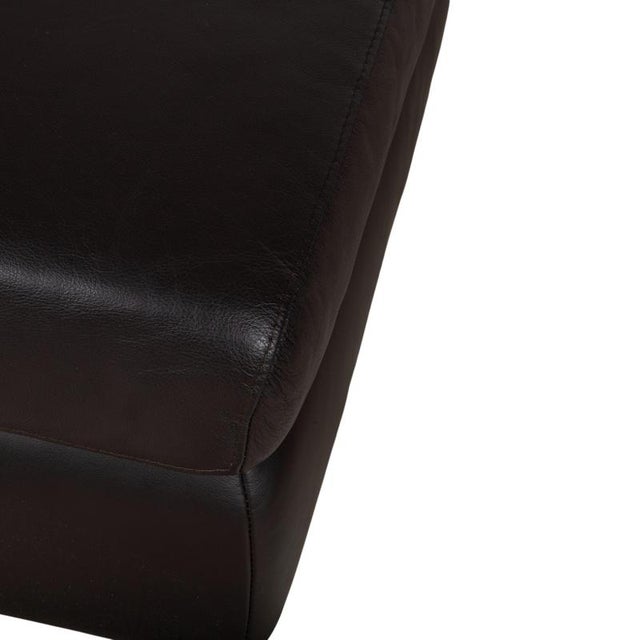Courage Corner Sofa and Ottoman in Brown Leather from Ewald Schillig, Set of 2 For Sale - Image 10 of 18