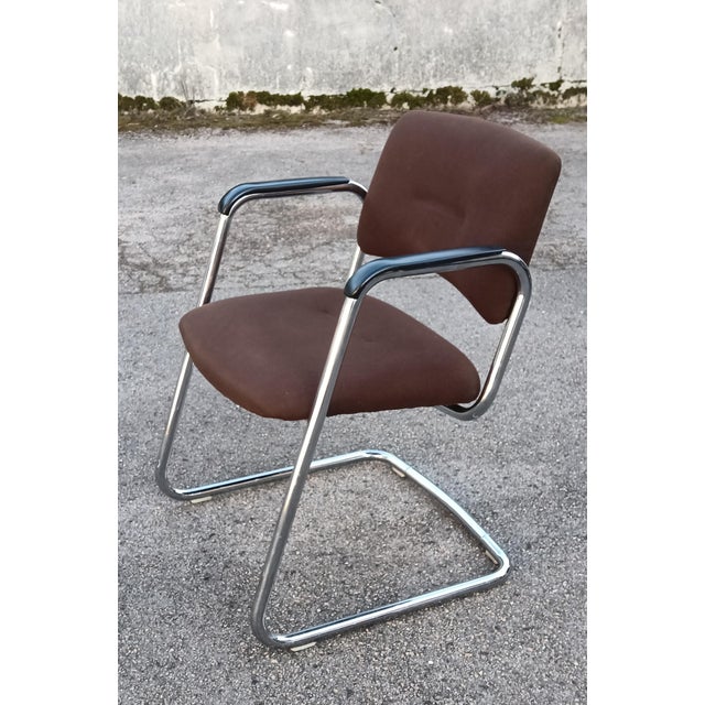 Set of Steelcase Office Chairs from Strafor, France, 1980s For Sale - Image 6 of 11