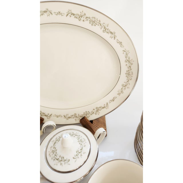 Ivory Vintage Noritake Ivory China - Parkridge (7561) Pattern Assortment- 60 Pieces For Sale - Image 8 of 12
