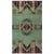 Doris Leslie Blau Vintage Chinese Deco Rug with Emerald Green Field For Sale