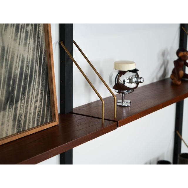 Brown Danish Teak PS System Wall Unit from Randers Møbelfabrik, 1960s For Sale - Image 8 of 18