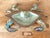 Brass Vintage Brass Crab Bowl With Mother of Pearl Inlay For Sale - Image 8 of 12