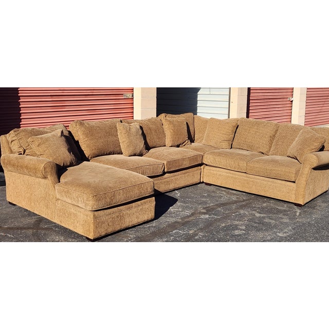 Arhaus Four-Piece Sectional Sofa For Sale - Image 10 of 12