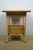 Late 20th Century Vintage Wicker Tiered Side Accent End Table With Basket Insert For Sale - Image 5 of 12