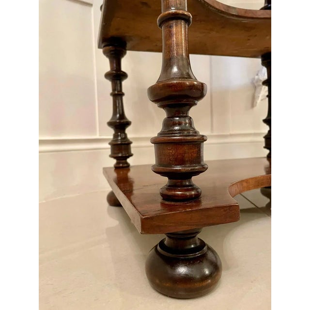 Victorian Antique Freestanding Walnut Ladies Davenport, 19th Century For Sale - Image 12 of 15