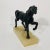 Figurative Early 1900s Spelter Horse Figure With Marble Base For Sale - Image 3 of 9