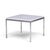 Florence Knoll Mid Century Chrome and Marble Top Side Tables - Pair For Sale - Image 9 of 11