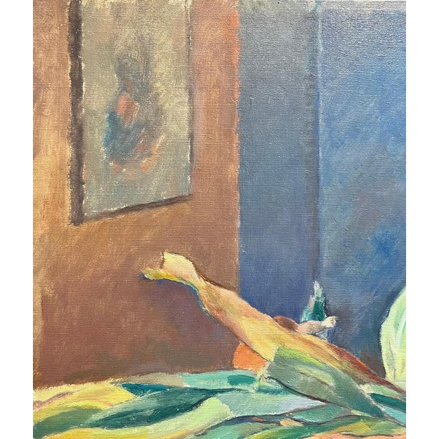 Rustic Fernand Blondin, Vegetables, Oil on Canvas For Sale - Image 3 of 11