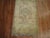 Neutral color turkish kars runner from the mid 20th century