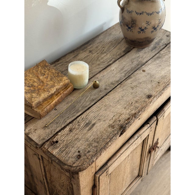 Wood 18th c. Bleached French Oak Sideboard For Sale - Image 7 of 8