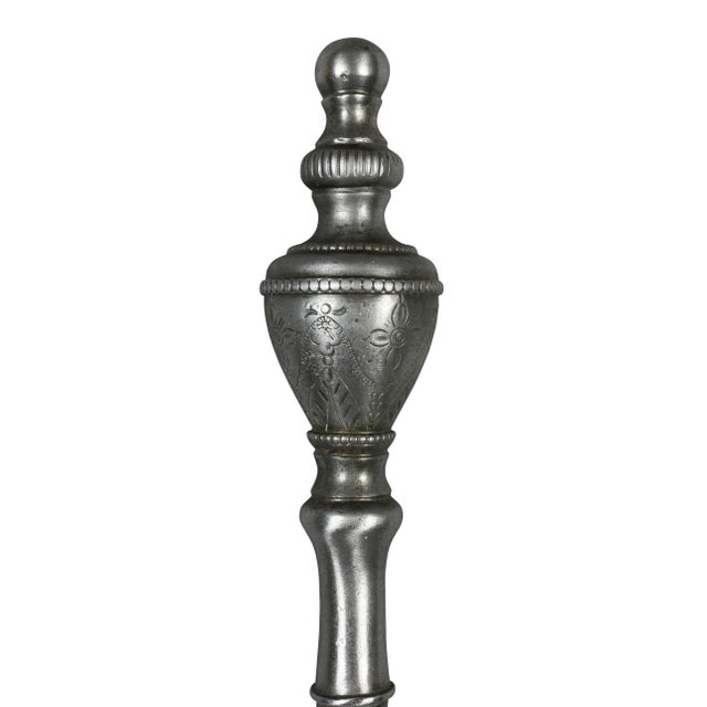 Traditional Set of Three George III Steel Fireplace Tools For Sale - Image 3 of 7