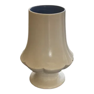 1930s RumRill Pottery Vase With Blue Interior