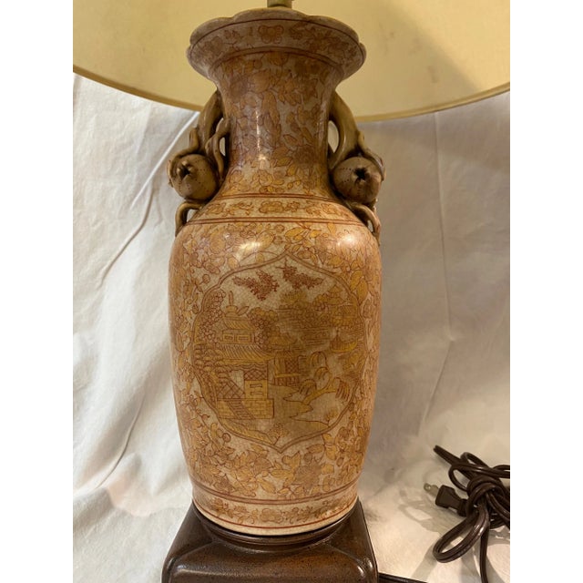 Ceramic Vintage Showroom Hand Painted Speer Table Lamp For Sale - Image 7 of 13