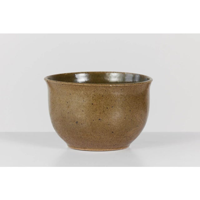 Robert Maxwell Glazed Studio Pottery Planter With Floral Motif For Sale In Los Angeles - Image 6 of 11