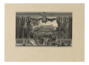 Engravings Representing Le Chateau De Blois Engraved, 1950s