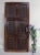 Brown Handmade and Handcarved Sliding Door Panel, Nuristan, Afghanistan, 1920s For Sale - Image 8 of 11