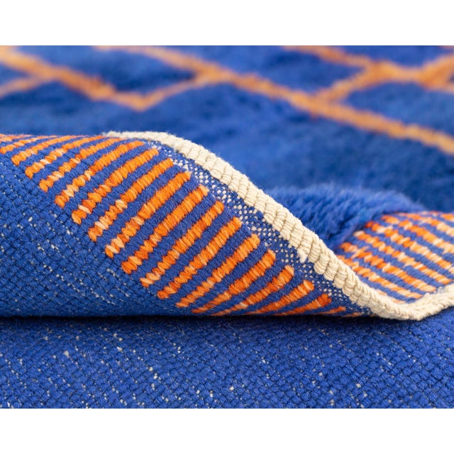 Hand-Knotted Wool Rug by Azele Studio For Sale - Image 9 of 10