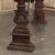 Mid Century Spanish Walnut Sofa Table ~ Console With Hand Forged Iron Stretcher For Sale - Image 14 of 18
