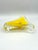 Yellow Mid-Century Murano Sommerso Italian Glass Sculptural Catchall For Sale - Image 8 of 13