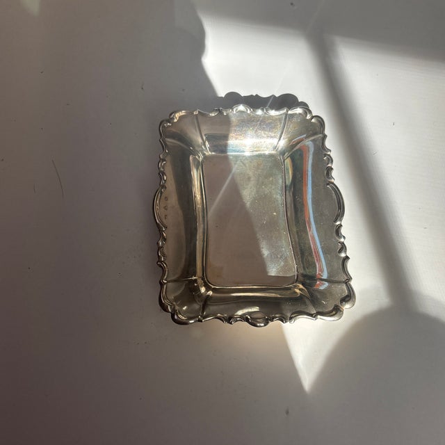 19th Century Small Silverplate Tray For Sale - Image 4 of 8