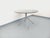 1970s Vintage Round Dining Table in Acrylic Glass and Chrome-Plated Metal, 1970s For Sale - Image 5 of 18