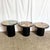 Postmodern Black and Abstract Nesting Mushroom Tables - Set of 3 For Sale - Image 4 of 6