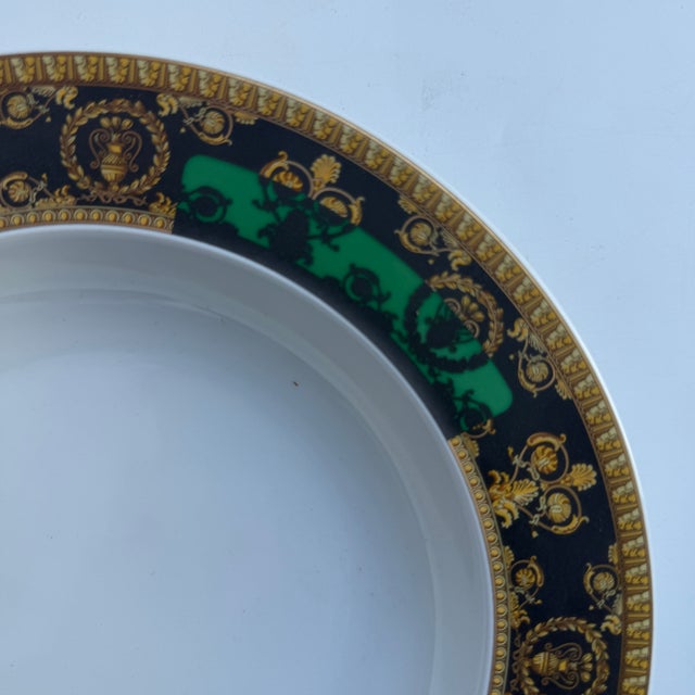 2000 - 2009 I Love Baroque and Roll Rim Soup Plates by Versace for Rosenthal, 2000s, Set of 6 For Sale - Image 5 of 10
