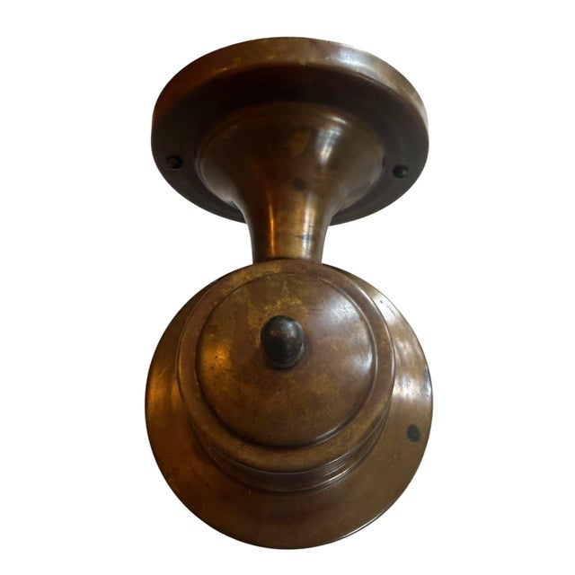 Antique Mixed Metal Outdoor Wall Sconce For Sale - Image 4 of 6
