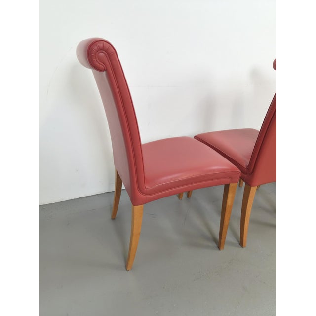 Vittoria Dining Chairs from Poltrona Frau, 1990s, Set of 6 For Sale - Image 9 of 13