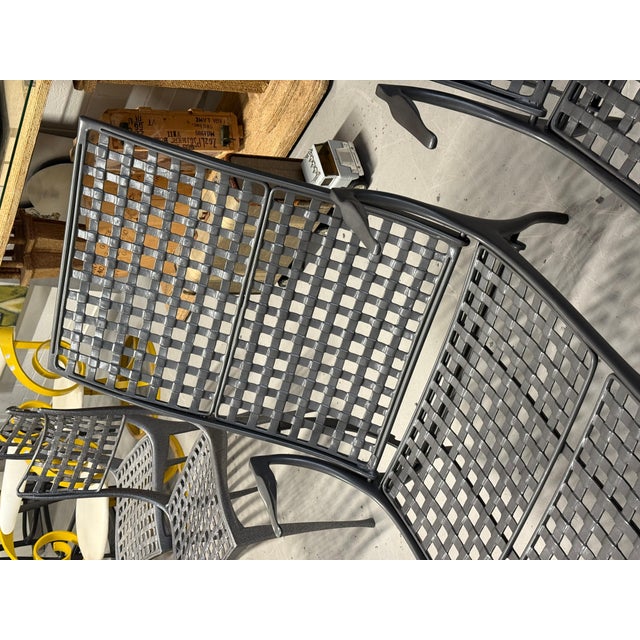 Black Brown Jordan Sol Y Luna Chaise Lounge, Attributed For Sale - Image 8 of 18