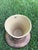 Vintage Organic Modern Studio Pottery Pedestal Bowls, Graduated Pair For Sale - Image 9 of 12