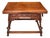 1940s Attributed to Kittinger Carved Walnut Wooden Coffee Table W/ Extending Leaves For Sale