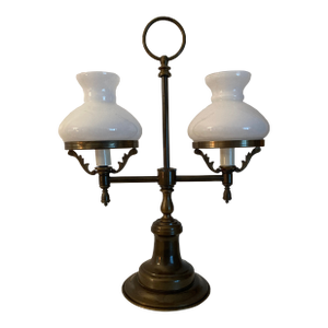 Early 20th Century Double Arm Student Lamp