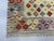 5'1" X 6'10" Multicolor Afghan Chobi Wool Flatweave Kilim Rug For Sale - Image 12 of 16