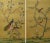 Gold Chinoiserie Garden Mural | 2-Panel Hand-Painted Floral Bird Art Set For Sale - Image 4 of 6